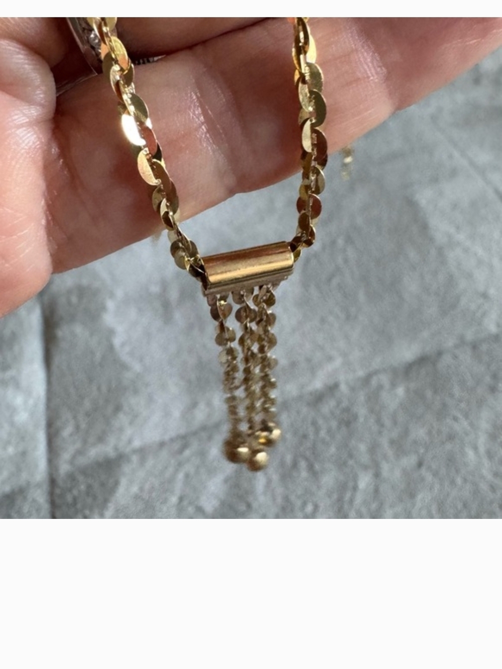 Michael Anthony 10k  Women's Drop Pendant Necklace